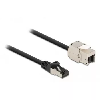 Cable RJ45 plug to Keystone Module RJ45 jack DeLOCK 87028