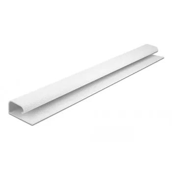 Cable duct DeLOCK 20884 under-table mounting 57x25mm 400mm 2pcs white