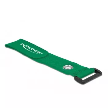 Hook & loop cable tie DeLOCK 19553 Green 280mm 3 pcs