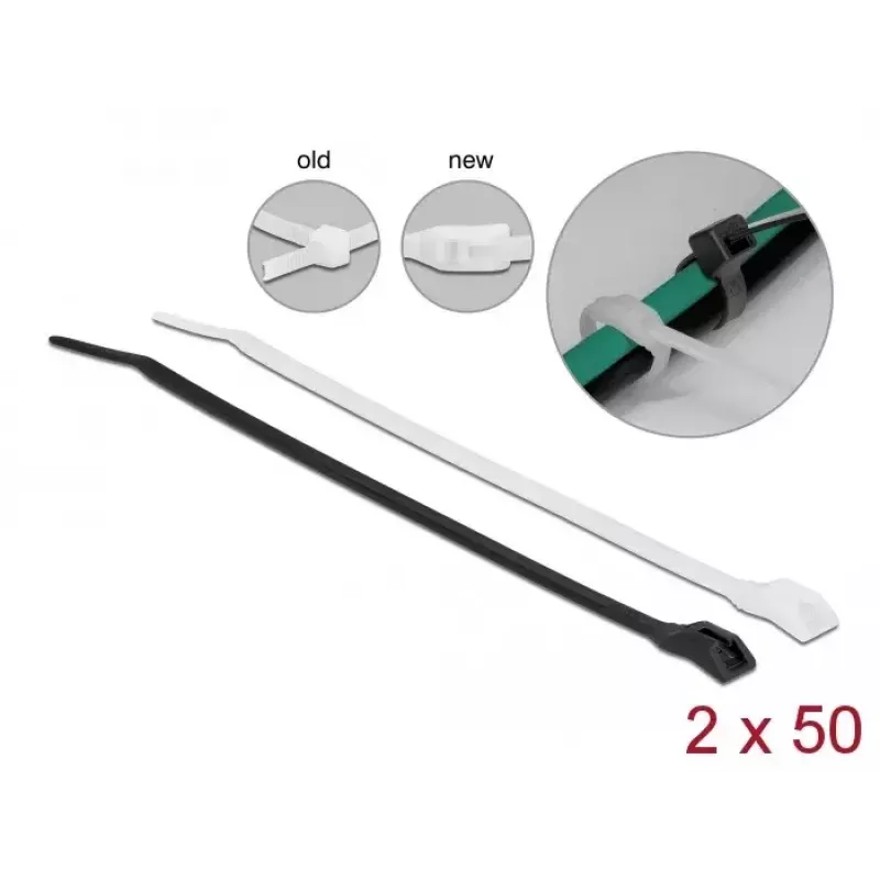 Parallel entry cable tie DeLOCK 19490