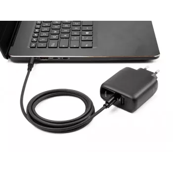 DeLOCK Laptop Charging Cable USB Type-C male to HP 4.5 x 3.0 mm male 1.5m 20V 3A