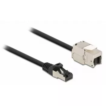 Cable RJ45 plug to Keystone Module RJ45 jack DeLOCK 87022