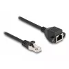 DeLOCK RJ50 Extension Cable male to female S/FTP 0.25 m black