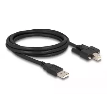 DeLOCK USB 2.0 Type-A male to Type-B male cable 2m black
