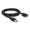 DeLOCK USB 3.0 Type-A male to Micro-B male cable 2 m 5 Gbit/s