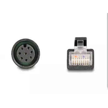 DeLOCK M12 Adapter Cable A-coded 8 pin female to RJ45 male 50 cm