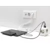 DeLOCK 11497 Socket-Outlet CEE 7/3 + USB White 250V 16A