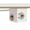 DeLOCK 11497 Socket-Outlet CEE 7/3 + USB White 250V 16A