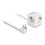 DeLOCK 11497 Socket-Outlet CEE 7/3 + USB White 250V 16A