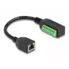 DeLOCK RJ45 Cable Cat.5e jack to Terminal Block Adapter 21.5 cm