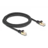 Network Cable DeLOCK RJ45 80318 plug to plug Cat.6A 2m black