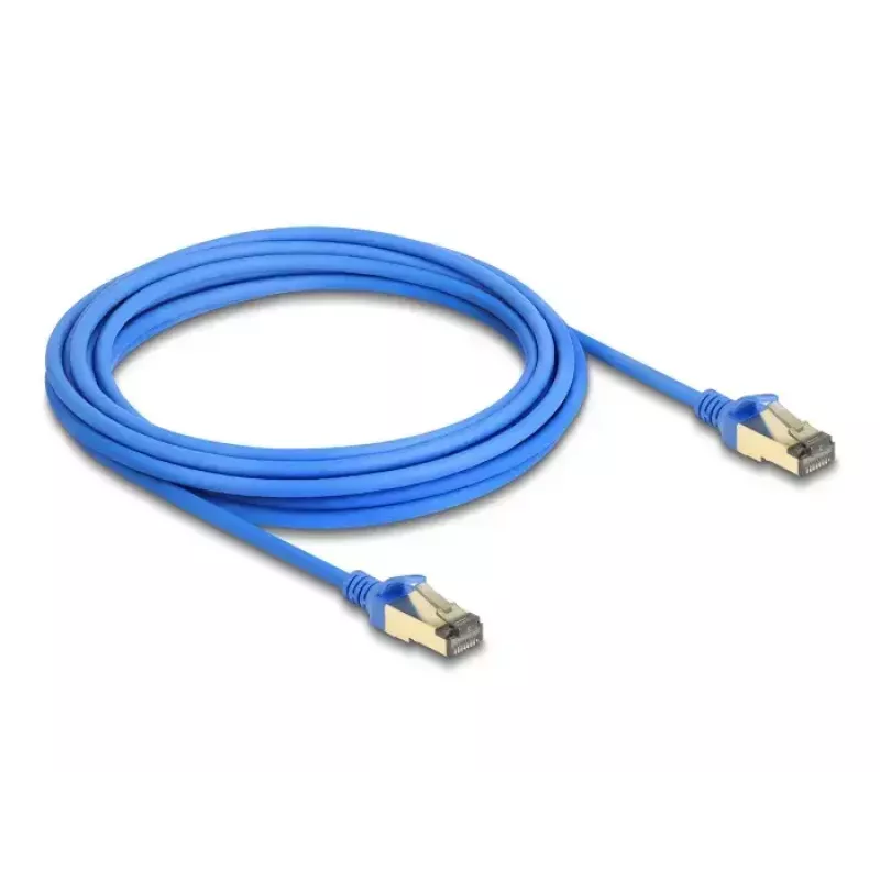 DeLOCK RJ45 Network Cable Cat.8.1 F/FTP Slim 5 m blue