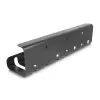 Cable holder DeLOCK 88031 under-table mounting black 2 pcs set