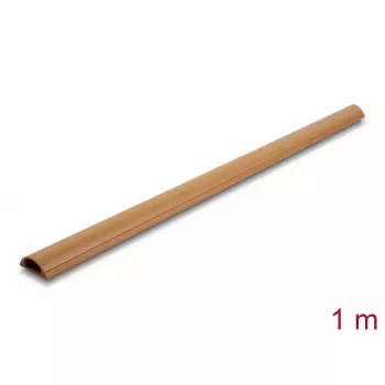 Cable duct DeLOCK 20730 30 x 11 mm self-adhesive wood look