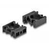 Cable holder DeLOCK 60483 15.8 mm black 8 pieces