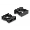Cable holder DeLOCK 60485 21.2 mm black 4 pieces