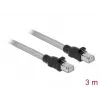 DeLOCK RJ45 Cable Cat.6A U/FTP with metal jacket 3 m