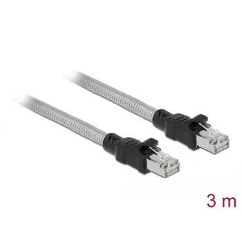 DeLOCK RJ45 Cable Cat.6A U/FTP with metal jacket 3 m