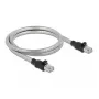 DeLOCK RJ45 Cable Cat.6A U/FTP with metal jacket 3 m