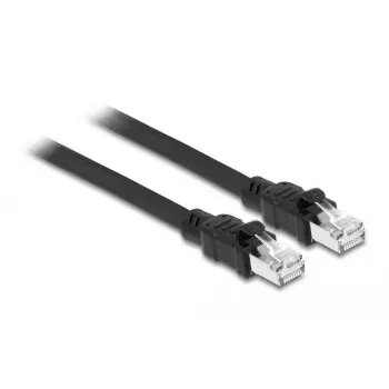 Network Cable DeLOCK RJ45 Cat.6A F/UTP 2m Black