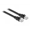 DeLOCK Network cable RJ45 Cat.6A F/UTP 5 m Black