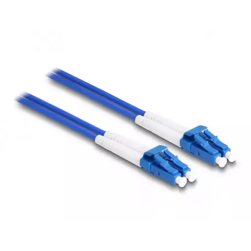 DeLOCK Fiber Optical Cable LC Duplex to LC Duplex Singlemode OS2 2m