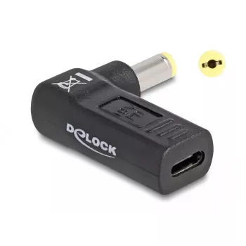 DeLOCK Adapter USB Type-C female to Acer 5.5 x 1.7 mm male 90° angled