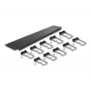Cable management panel DeLOCK 19 inch 66919 with 10 metal hooks black