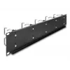 Cable management panel DeLOCK 19 inch 66919 with 10 metal hooks black