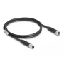 DeLOCK M8 3 pin Cable A-coded male to female PUR TPU 1 m