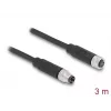 DeLOCK M8 3 pin Cable A-coded male to female PUR TPU 3 m