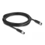 DeLOCK M8 3 pin Cable A-coded male to female PUR TPU 3 m