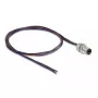 DeLOCK M8 panel-mount cable A-coded 3 pin male 0.5 m