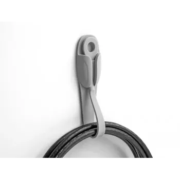 Cable holder DeLOCK 18427 self-adhesive set 3 pieces black grey white