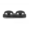 Cable holder DeLOCK 18445 black self-adhesive 4 feed-throughs