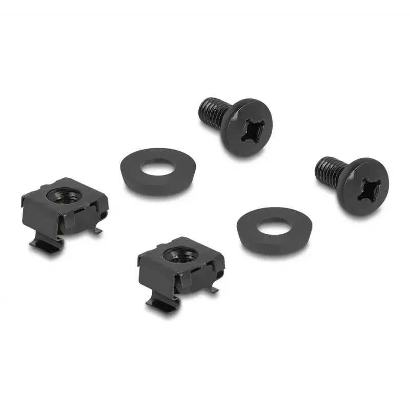 Cable bracket DeLOCK 66979 83 x 60 mm black polycarbonate