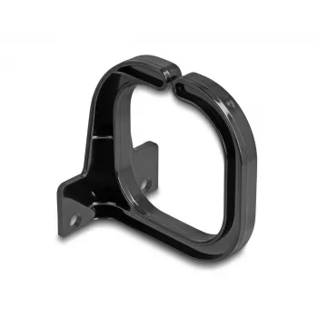 Cable bracket DeLOCK 66979 83 x 60 mm black polycarbonate