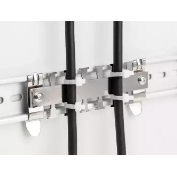 DeLOCK Cable Clamp for DIN Rail 3.5 cm Diameter Metallic Metal