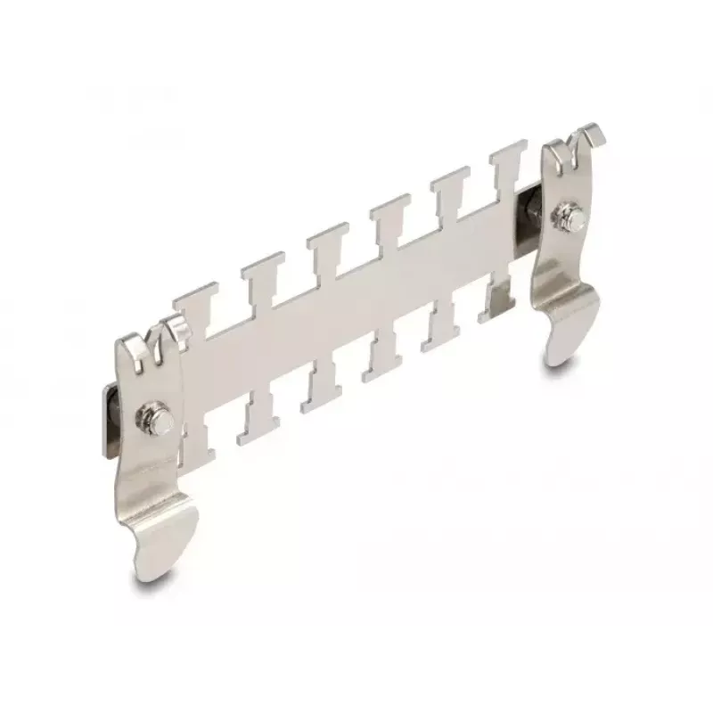 DeLOCK Cable Clamp for DIN Rail 3.5 cm Diameter Metallic Metal