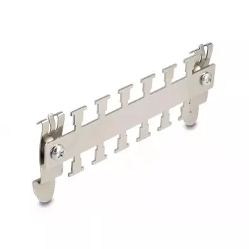 DeLOCK Cable Clamp for DIN Rail 3.5 cm Diameter Metallic Metal