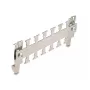 DeLOCK Cable Clamp for DIN Rail 3.5 cm Diameter Metallic Metal