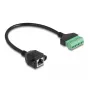DeLOCK RJ45 Cable Cat.6 female to Terminal Block Adapter 30 cm