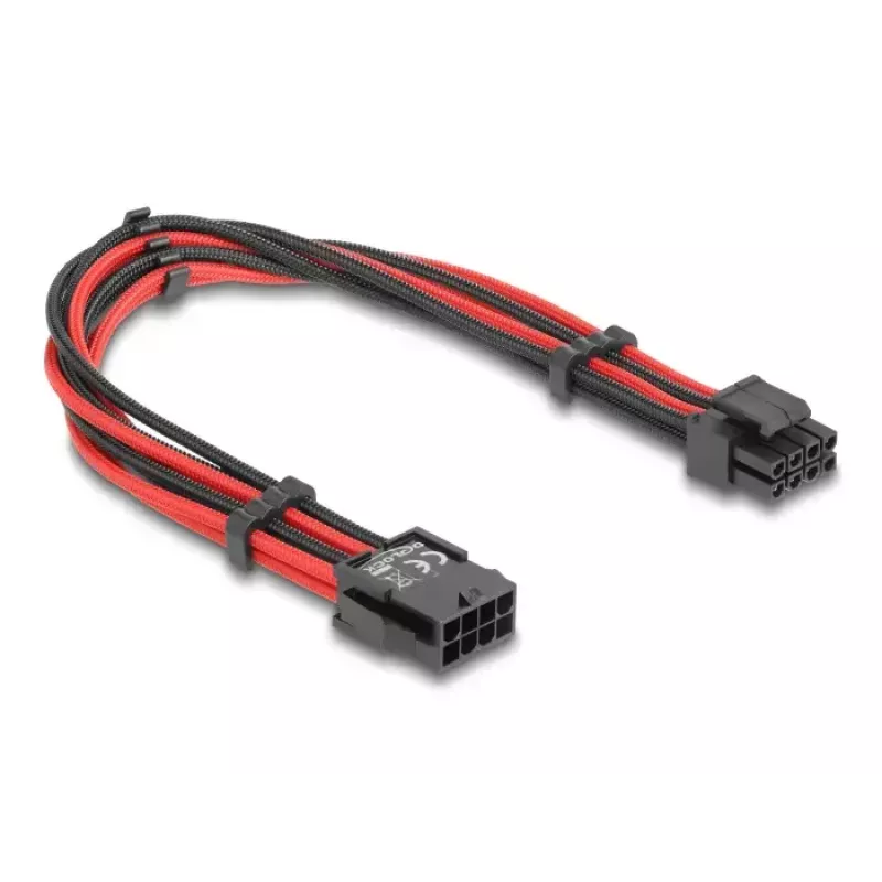 Internal power cable DELOCK 80974 — 8-pin male connector, 0.3 m