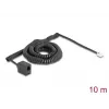 DeLOCK telephone cable 90347 10 m Black RJ-11