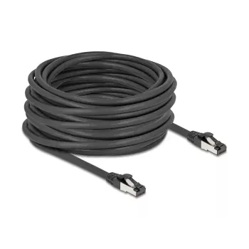 Networking cable DeLOCK 80576 RJ-45 Cat8.1 15 m Black