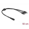 DC Splitter Cable DeLOCK 83021 5.5 x 2.1 mm 1 x female to 3 x male