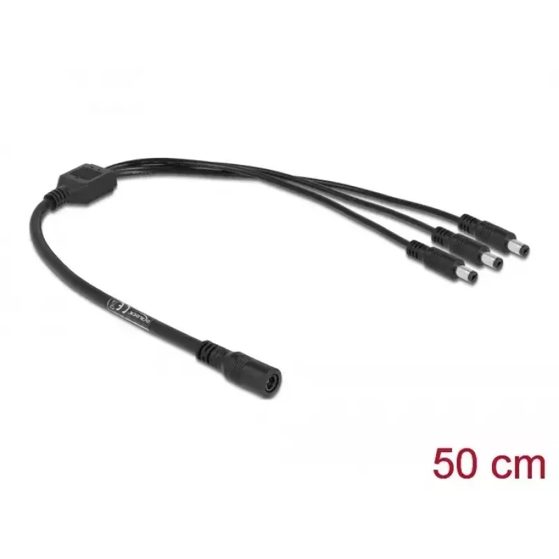 DC Splitter Cable DeLOCK 83021 5.5 x 2.1 mm 1 x female to 3 x male