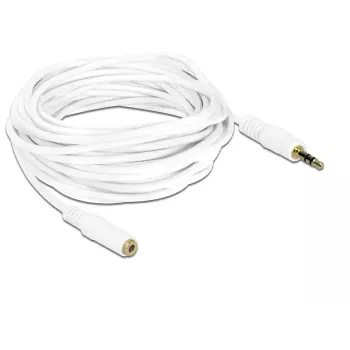 Audio Cable 3.5mm M-F DeLOCK 83771 5m White
