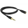 Audio Cable 3.5mm Male to Female DeLOCK 85578 2m Black