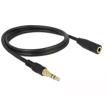 Audio Cable 3.5mm Male to Female DeLOCK 85578 2m Black